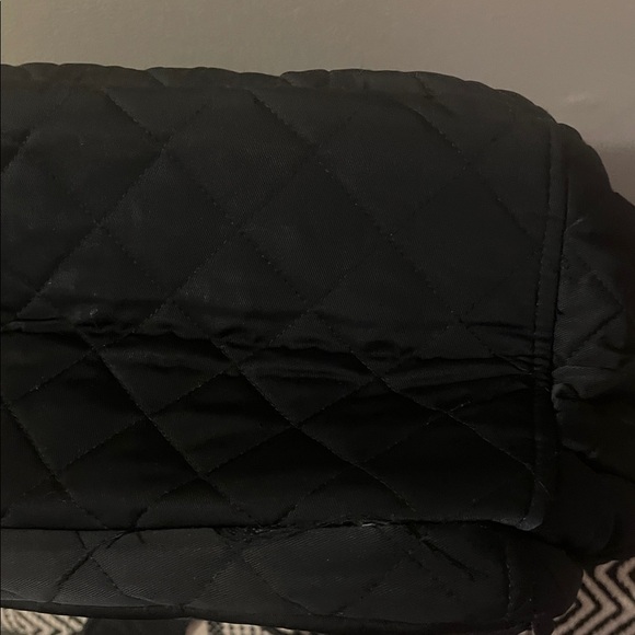Black Quilted Vera Bradley Backpack - Picture 7 of 8